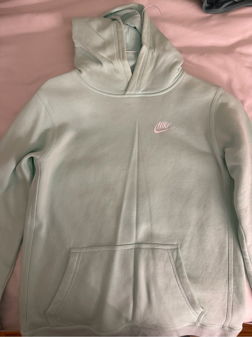 Nike Women's Mint Green Hoodie Sweatshirt